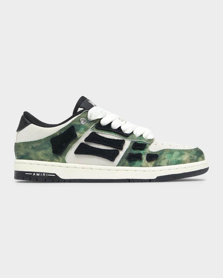 Kid's Camo Skel Top Low Sneakers, Kids by AMIRI