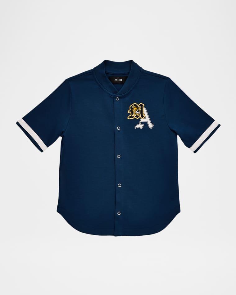 Kid's Varsity Patch Baseball Shirt, Size 4-12 by AMIRI