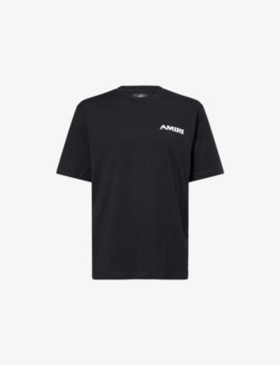 Logo-Print Short-Sleeve Cotton T-Shirt by AMIRI