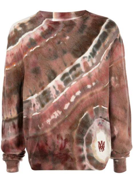 M.A Tie-Dye cashmere sweater by AMIRI