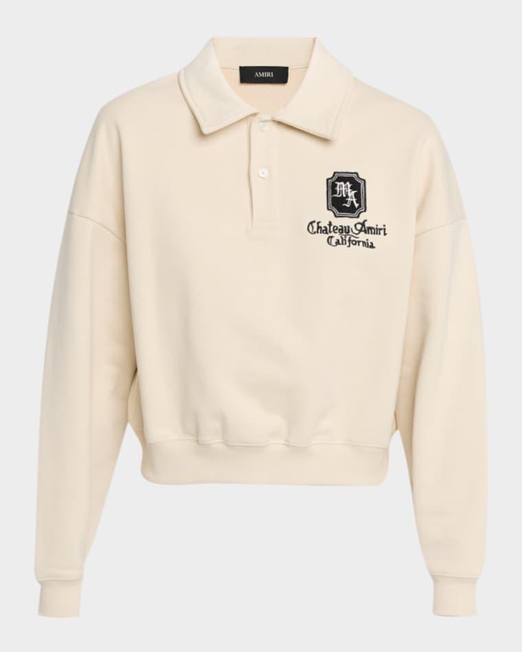 MA Chateau Polo Sweater by AMIRI