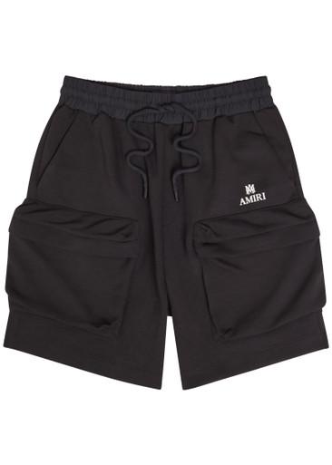MA logo jersey cargo shorts by AMIRI