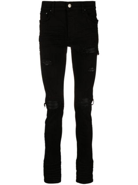 MX1 distressed-effect jeans by AMIRI