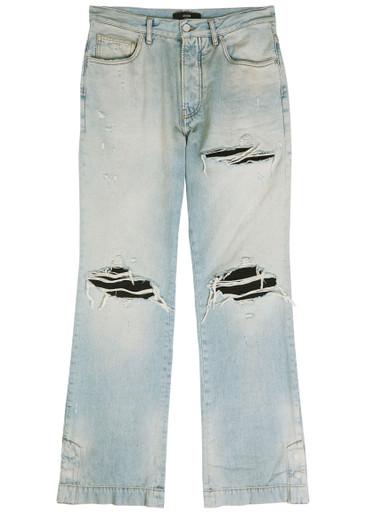 MX1 ripped straight-leg jeans by AMIRI