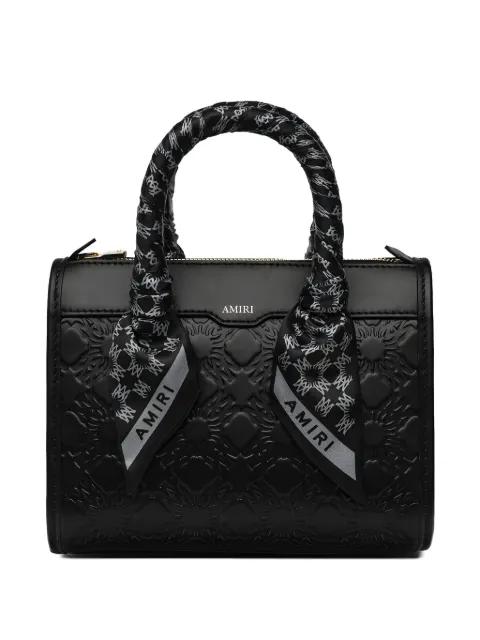 Ma Quad Micro Triangle embossed tote bag by AMIRI