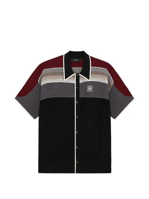 Ma Sport logo-patch shirt by AMIRI