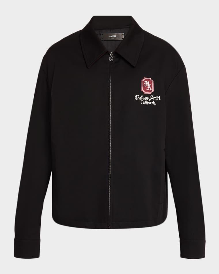Men's Cotton Double-Zip Ma Chateau Jacket by AMIRI