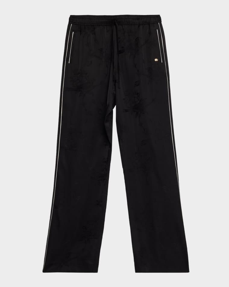 Men's Floral Jacquard Pull-On Drawstring Pants by AMIRI