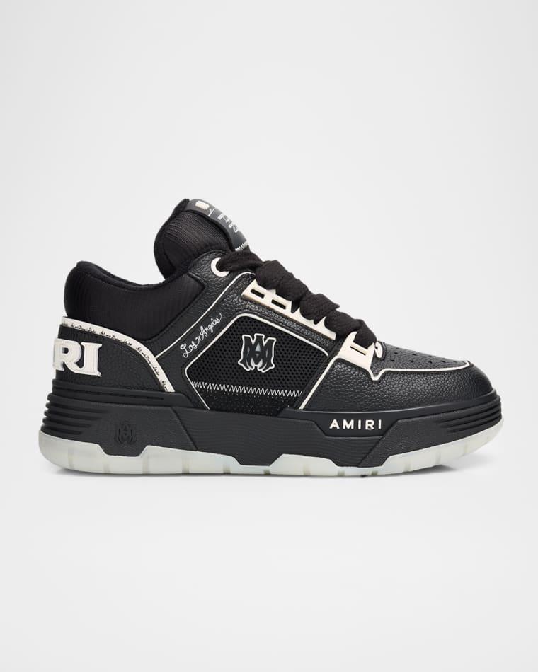 Men's MA-1 Leather & Mesh Low-Top Sneakers by AMIRI