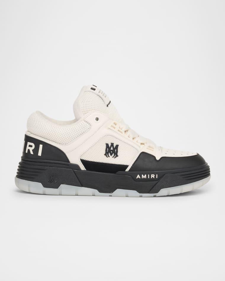 Men's MA-1 Leather & Mesh Low-Top Sneakers by AMIRI