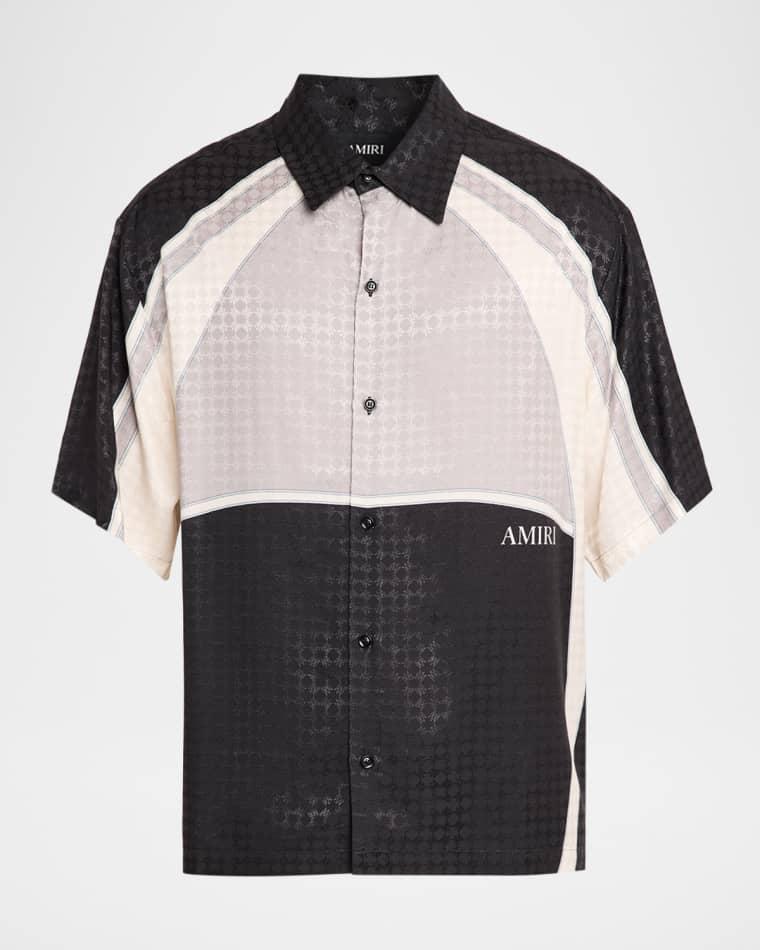 Men's MA Quad Panel Short-Sleeve Shirt by AMIRI