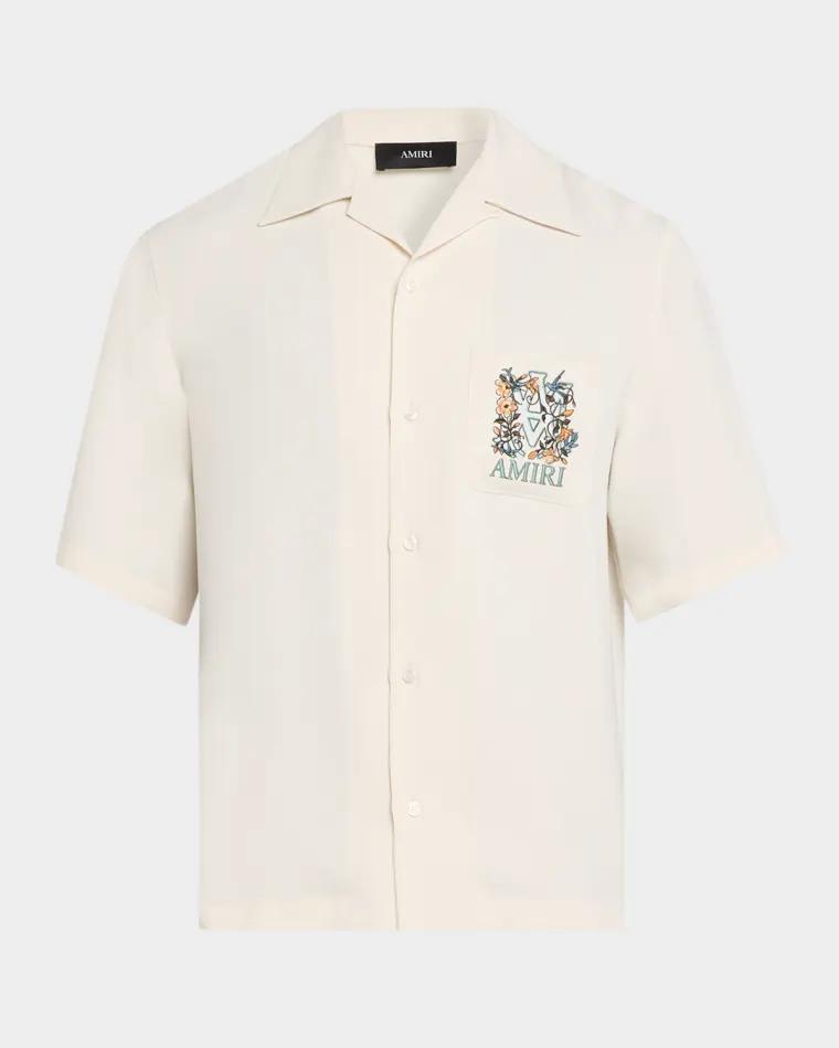 Men's Sparrow Pocket Camp Shirt by AMIRI