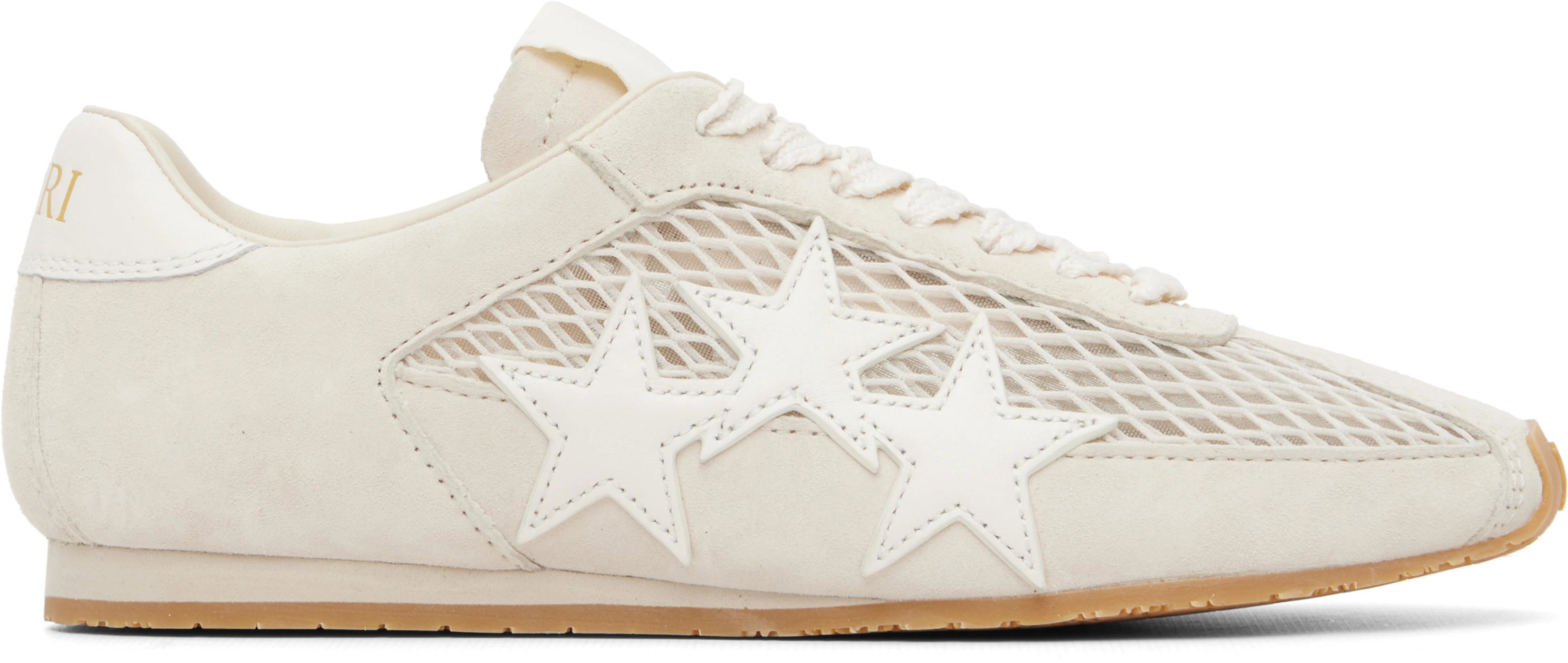 Off-White Mesh Pacific Flat Sneakers by AMIRI