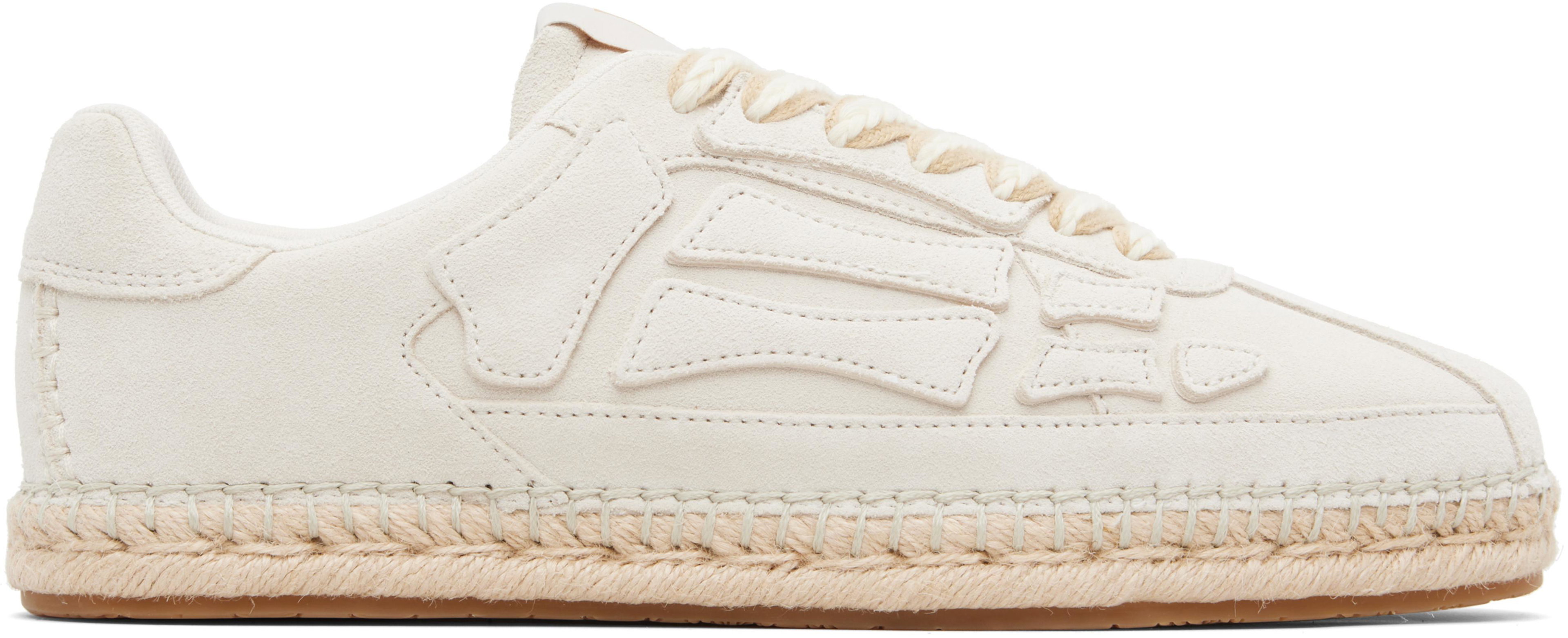 Off-White Pacific Bones Espadrilles by AMIRI