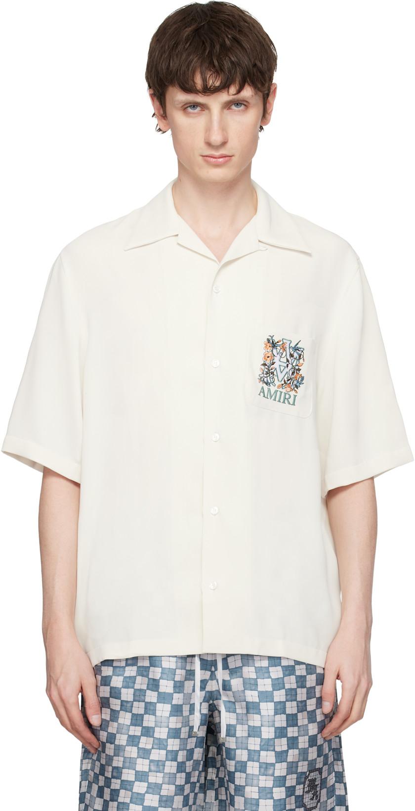 Off-White Sparrow Pocket Camp Shirt by AMIRI
