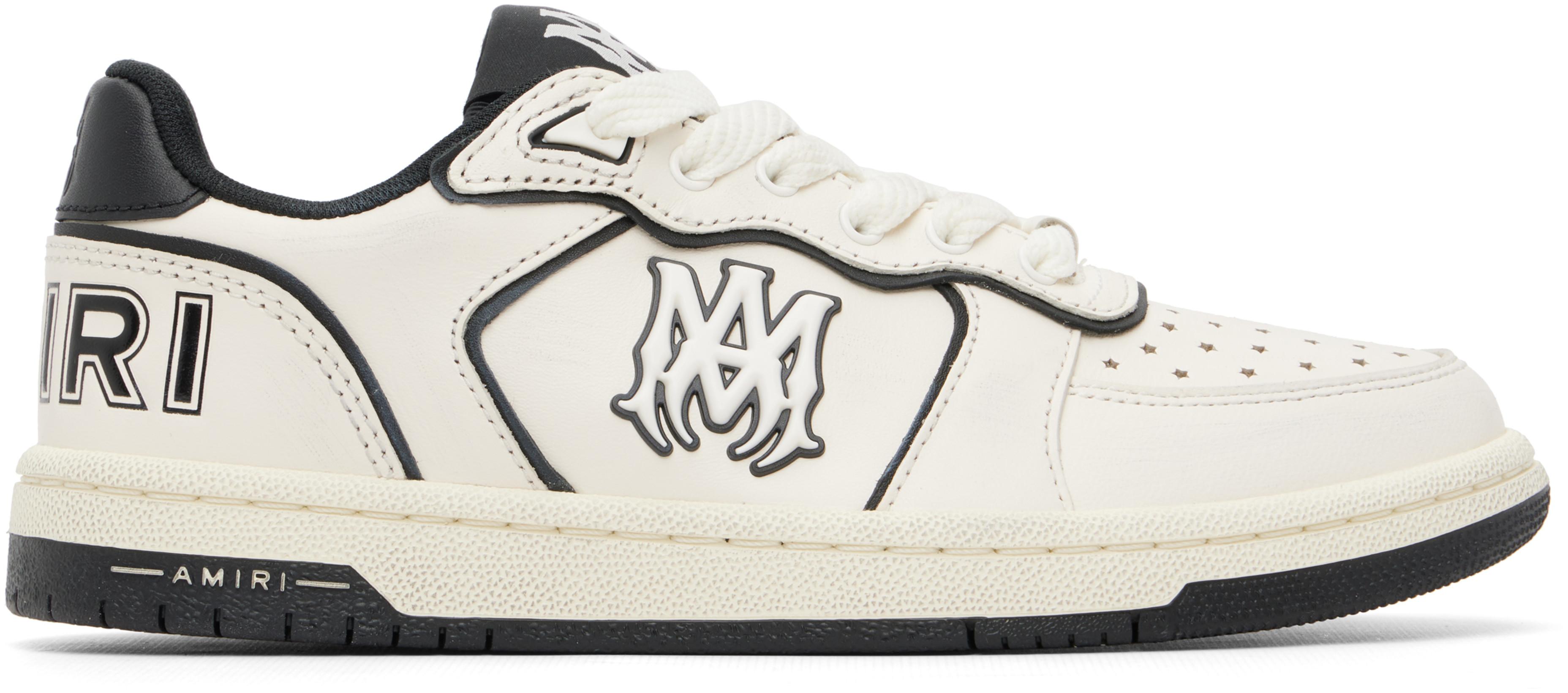 Off-White & Black Newport Sneakers by AMIRI