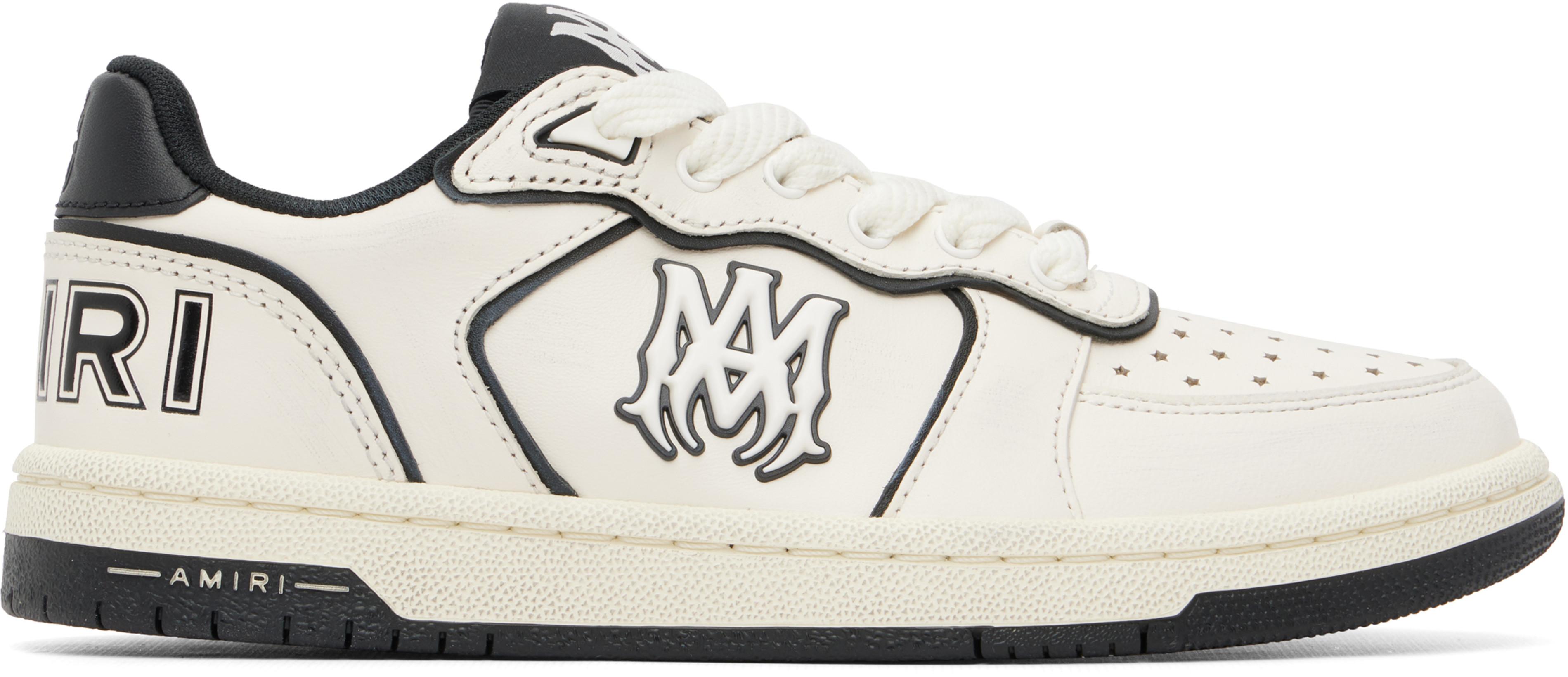 Off-White & Black Newport Sneakers by AMIRI