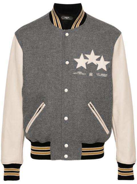 Oversized Stars varsity jacket by AMIRI