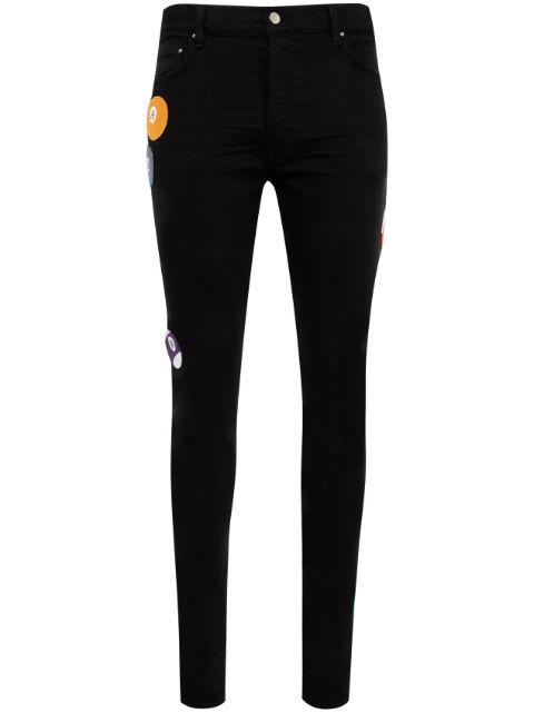 Pool Ball skinny jeans by AMIRI