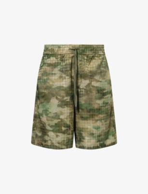 Quad Camouflage Woven Shorts by AMIRI