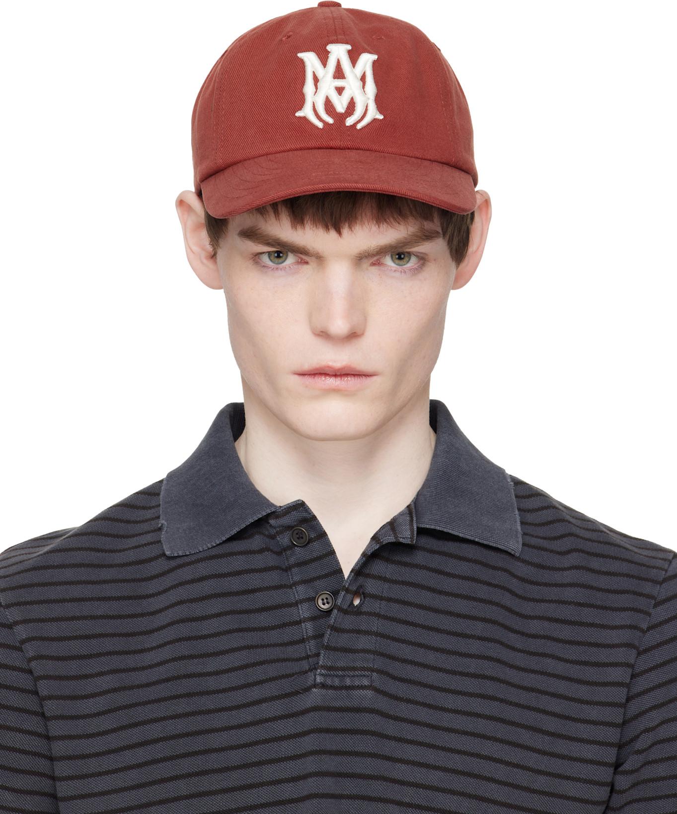 Red MA Dad Cap by AMIRI