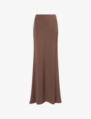 Regular-Fit High-Waist Stretch-Woven Maxi Skirt by AMIRI