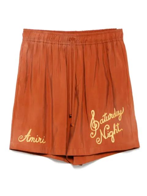Saturday Night shorts by AMIRI