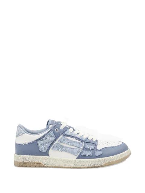 Skel bandana skeleton low top sneakers by AMIRI