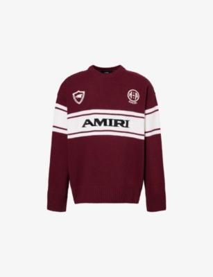 Sport Brand-Embroidery Wool Jumper by AMIRI