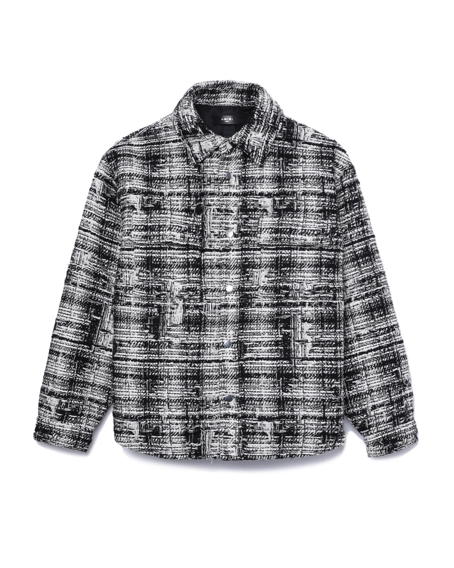 Tweed padded overshirt by AMIRI