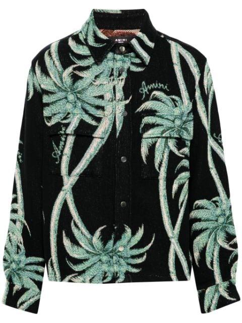 Twisted Palms Tapestry overshirt by AMIRI