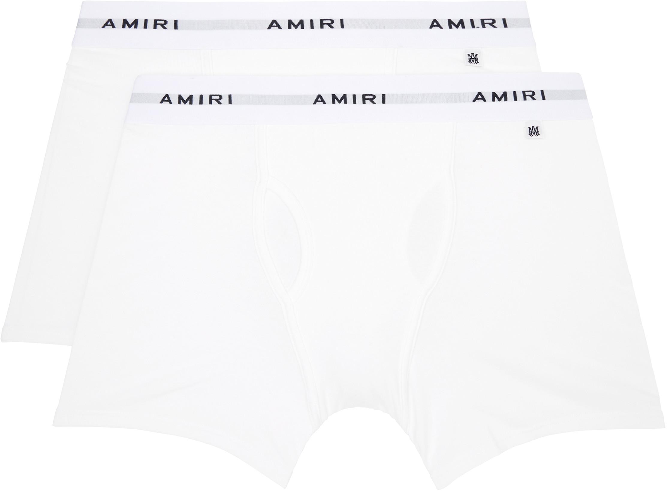 Two-Pack White 'AMIRI' Boxer Briefs by AMIRI