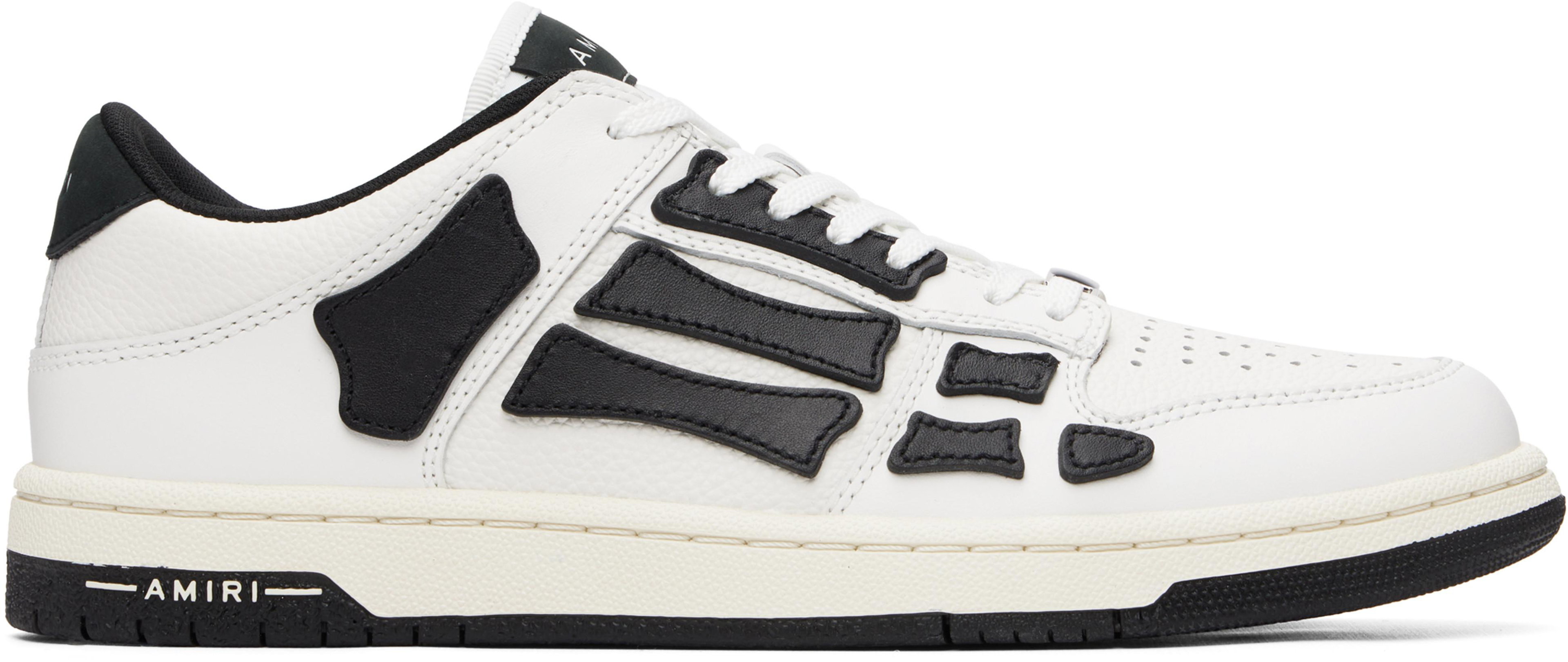 White Skel Top Low Sneakers by AMIRI