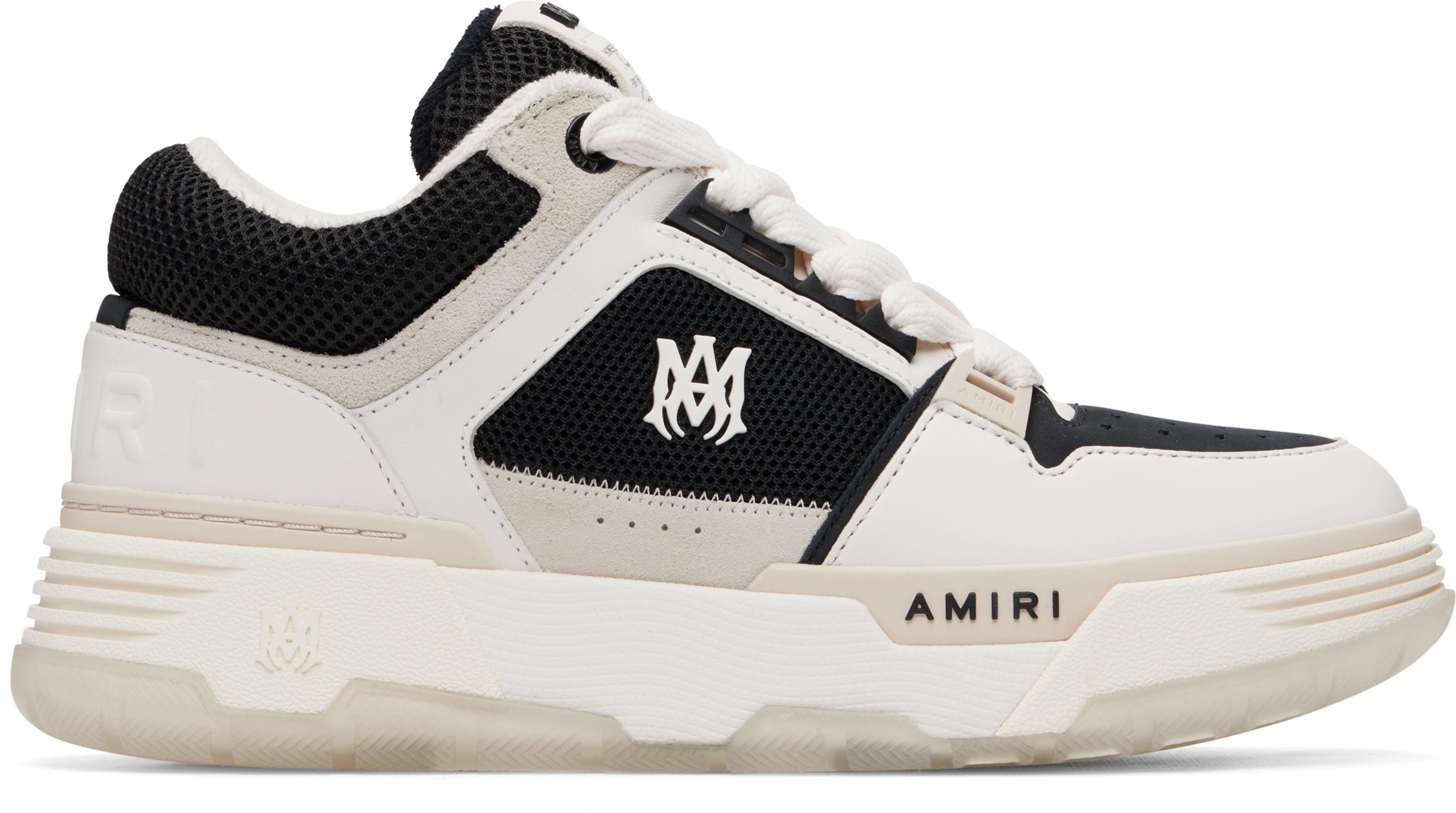 White & Black MA-1 Sneakers by AMIRI
