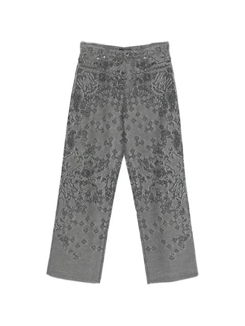 bandana baggy jeans by AMIRI