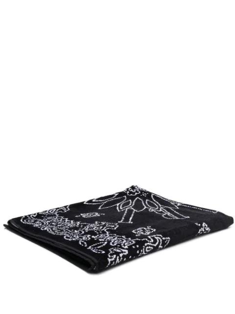 bandana-print beach towel by AMIRI