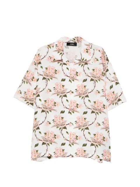 bird floral shirt by AMIRI