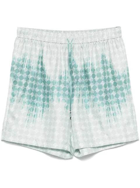 bleached-effect shorts by AMIRI