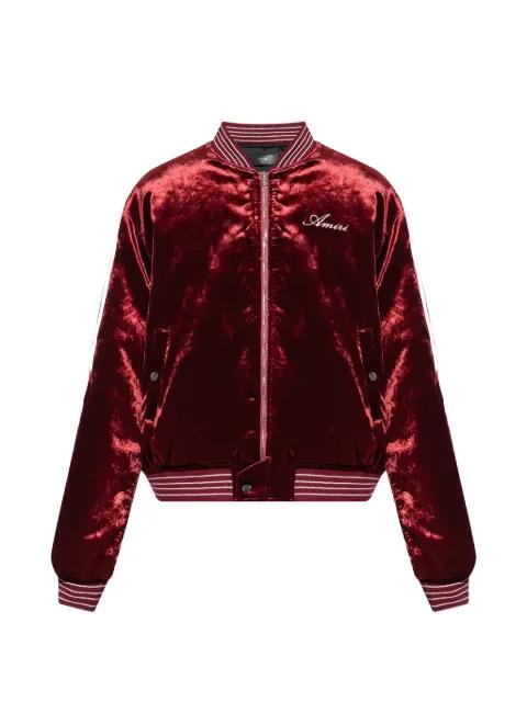 bone detail bomber jacket by AMIRI