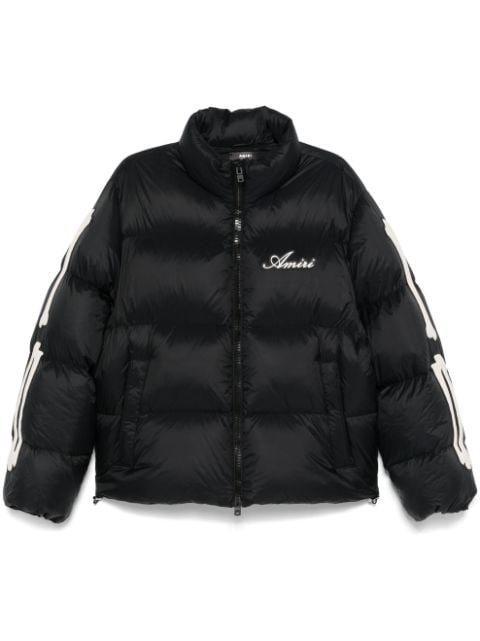 bones-print  padded jacket by AMIRI