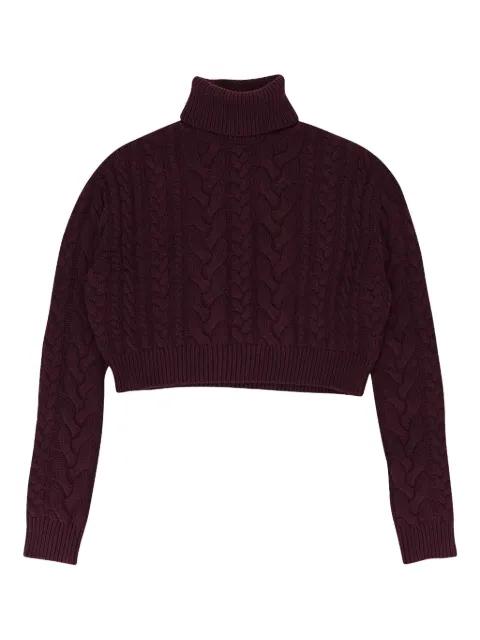 cable-knit sweater by AMIRI