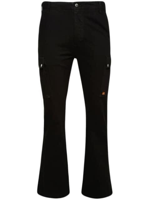 cargo flared jeans by AMIRI