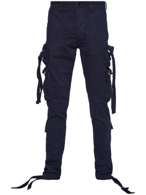 cargo slim-cut jeans by AMIRI