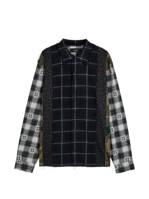 check-pattern shirt by AMIRI
