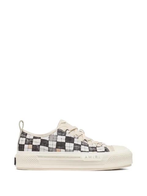 checkered sneakers by AMIRI