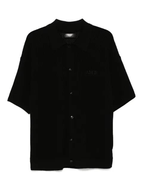 crochet-knit mesh shirt by AMIRI