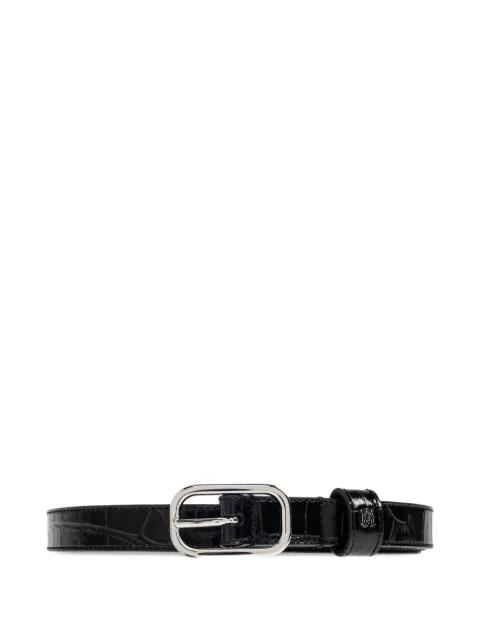 crocodile-embossed belt by AMIRI
