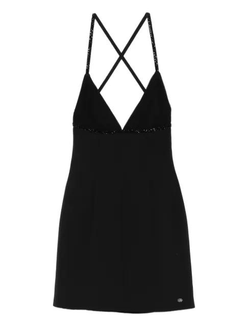 crystal-embellished mini dress by AMIRI