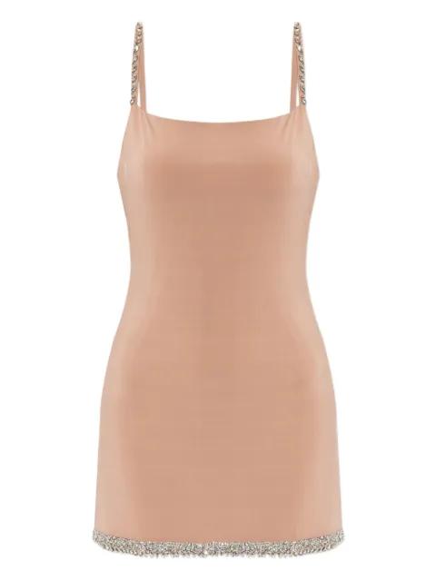 crystal-embellished slip dress by AMIRI
