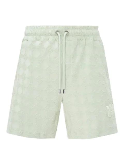 debossed pattern shorts by AMIRI